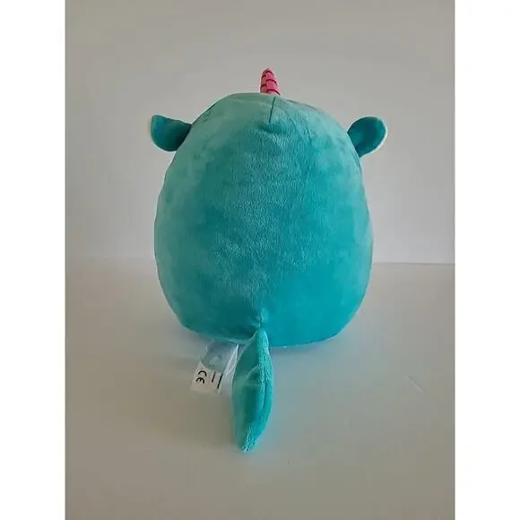 Squishmallow Ace The Unicorn 8” Plush Blue Kellytoy - Picture 3 of 10